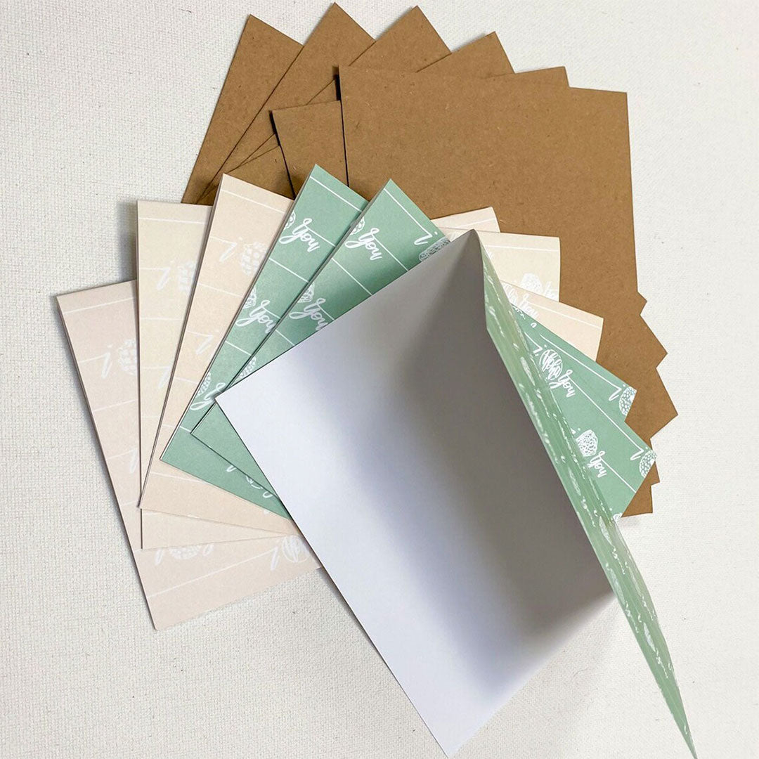 Hawaiian Greeting Cards 4"x6" 6 Pack - I Love You Shell