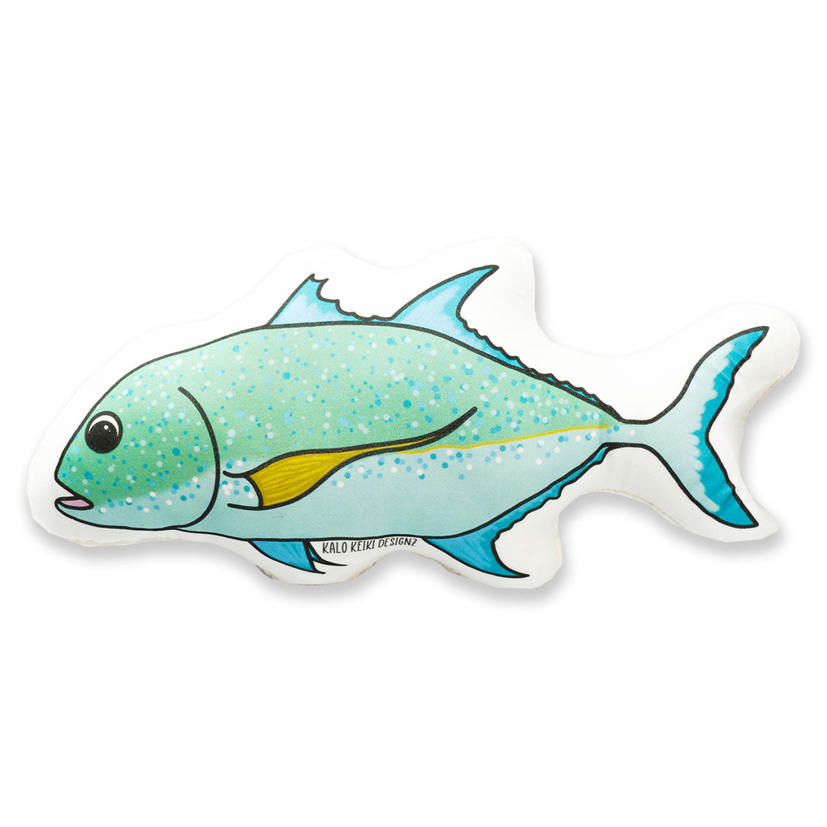 Hawaiian Ocean Life 12" Handmade Plushie - Ulua Giant Trevally