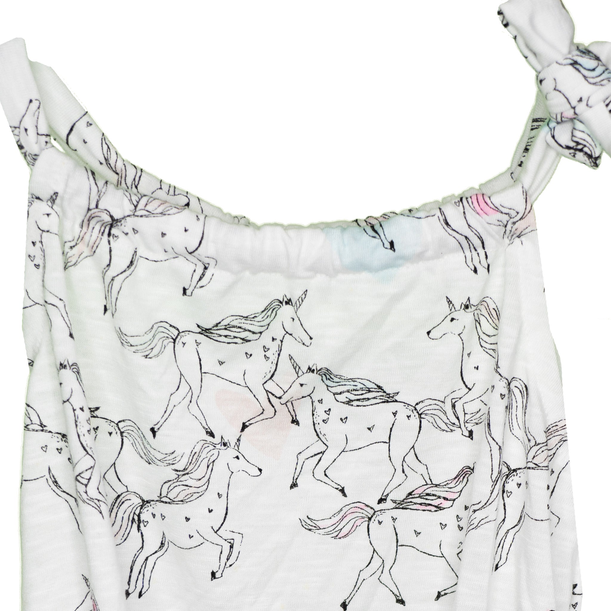 Unicorn Print Handmade Romper & Headband
