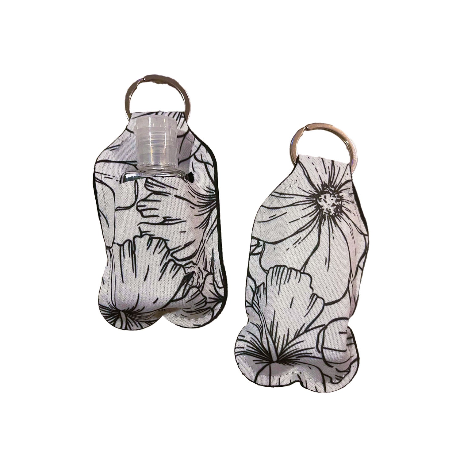 Hand Sanitizer Holders + 30ml Refillable Bottle