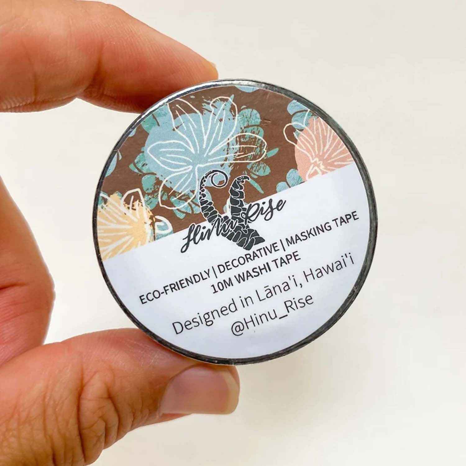 15mm x 10m Washi Tape - Colorful Naupaka Flower