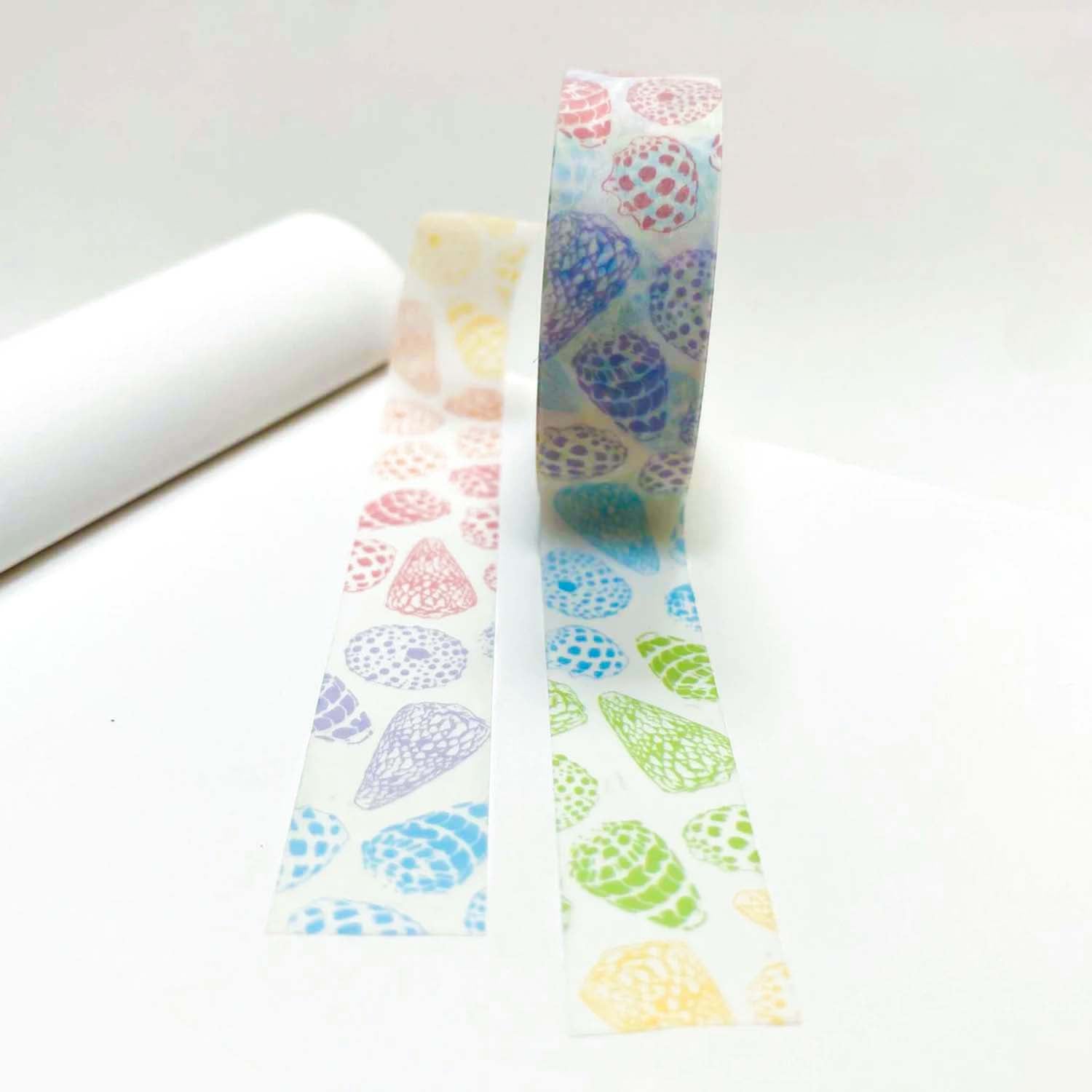 15mm x 10m Washi Tape - Ānuenue Rainbow Seashells