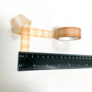 15mm x 10m Washi Tape - Palaka Khaki