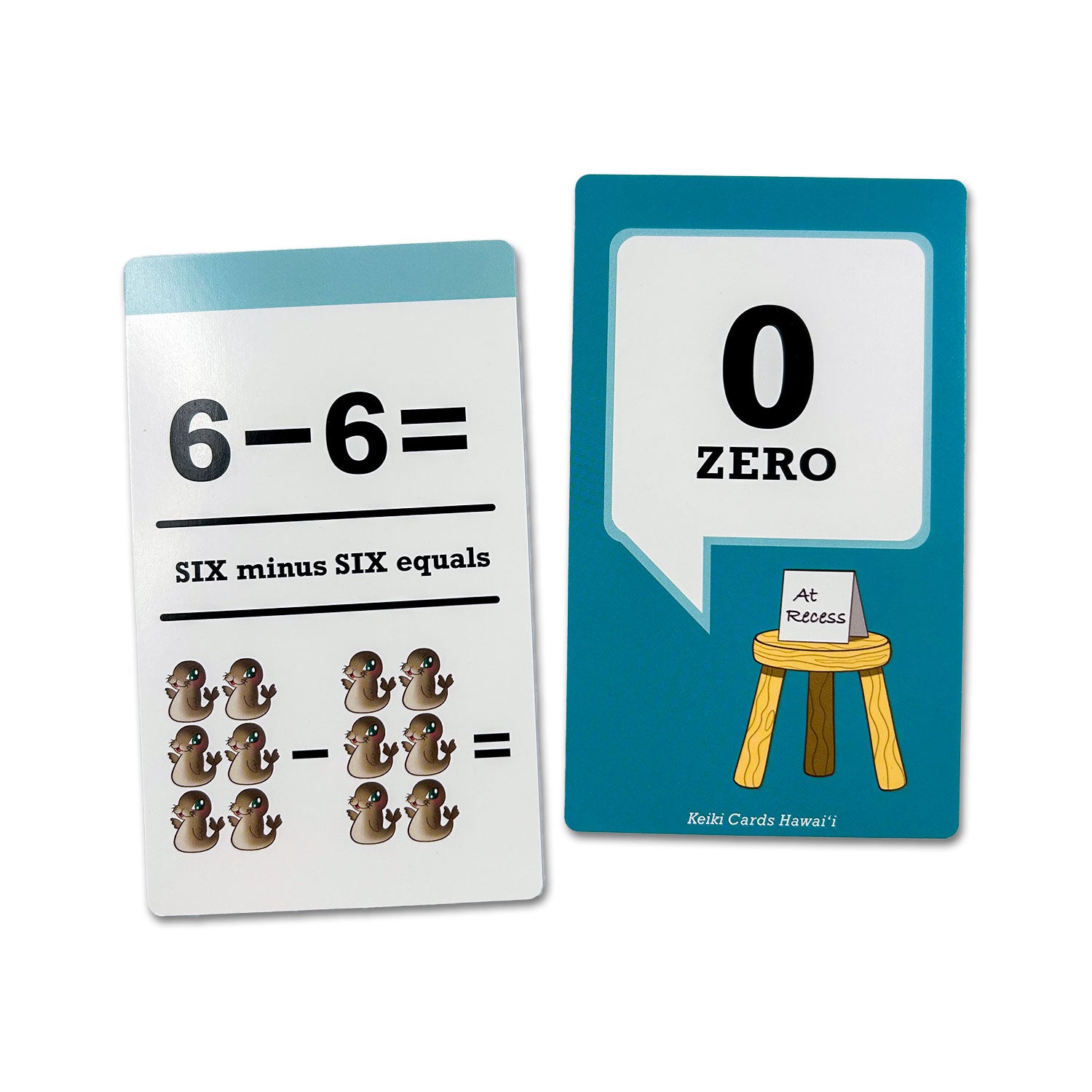 Hawaiian Educational Math Flashcards - Add & Subtract ʻOpihi