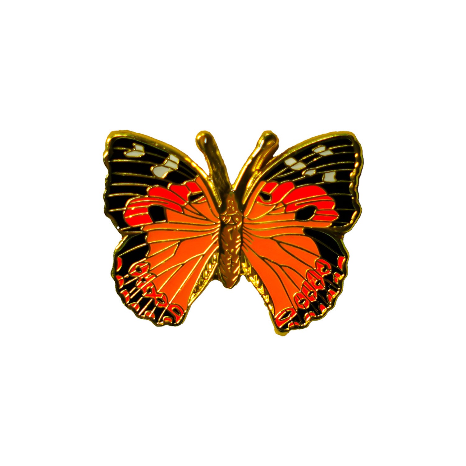 Kamehameha Butterfly Pulelehua Gold Enamel Pin