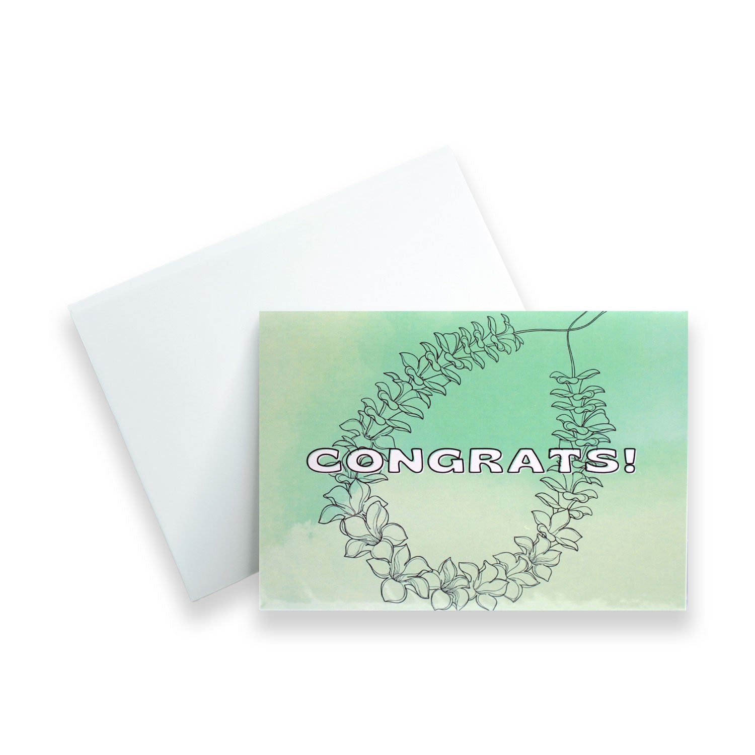 CONGRATS! Premium Glossy Greeting Card