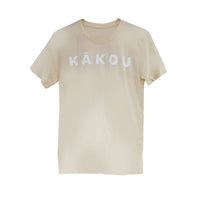 Haʻikū Stairs Print Cotton T-Shirt - Natural