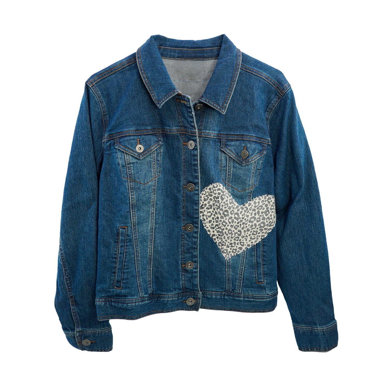 Petite jean jacket best sale