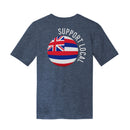 Support Local Combed Cotton T-Shirt - Heathered Blue