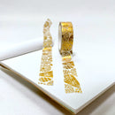 15mm x 10m Washi Tape - Foil Gold Mulberry Drupe Shell