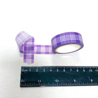 15mm x 10m Washi Tape - Palaka Purple