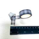 15mm x 10m Washi Tape - Charcoal