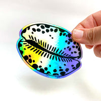 3” Vinyl Pepili Cowrie Shell Holographic Sticker