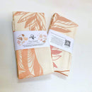 19" x 27" Cotton Flour Sack Tea Towel - Breadfruit Leaves