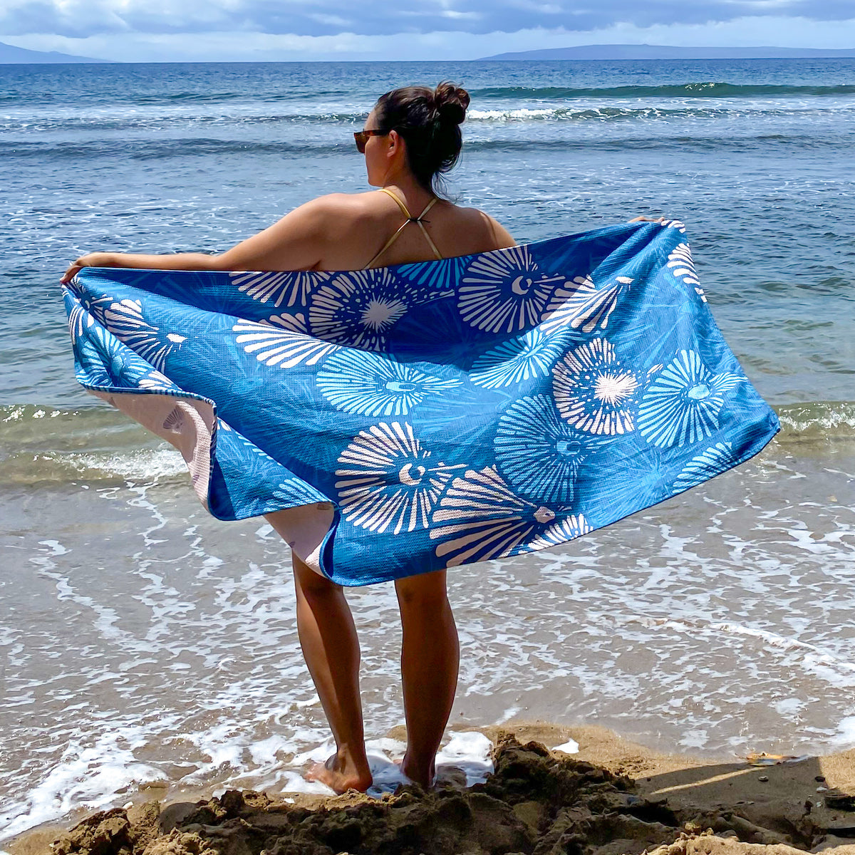 Recycled PET Beach Towel - Opihi Quilt