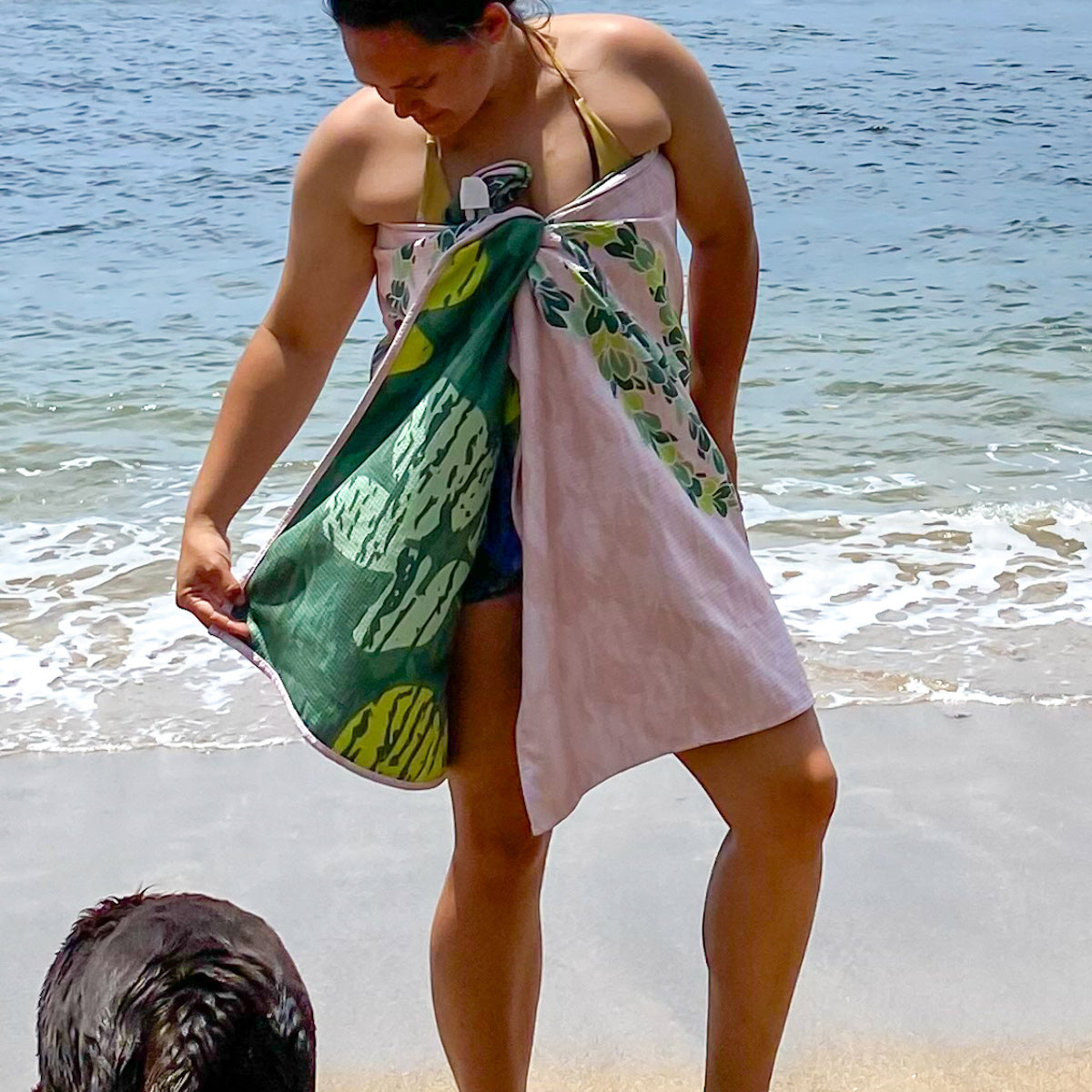 Recycled PET Beach Towel - Pakalana Lei