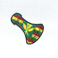 3" Kānaka Maoli Flag Poi Pounder, Matte Vinyl Sticker