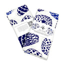 19" x 27" Cotton Flour Sack Tea Towel - Blue Shells