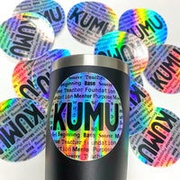 3" Kumu Teacher, Holographic Vinyl Sticker