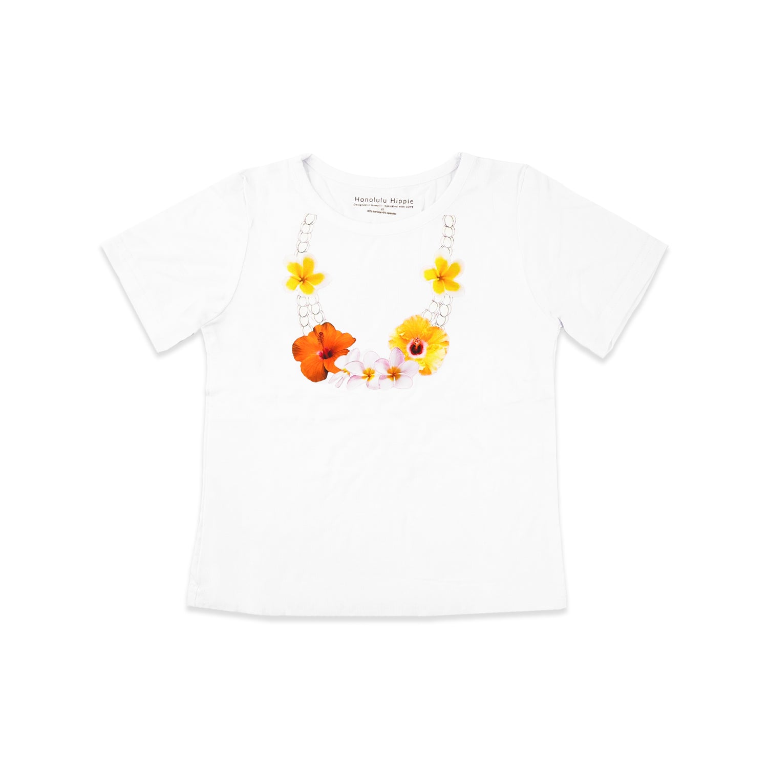 Colorful Lei Bamboo Cotton Toddler T-Shirt