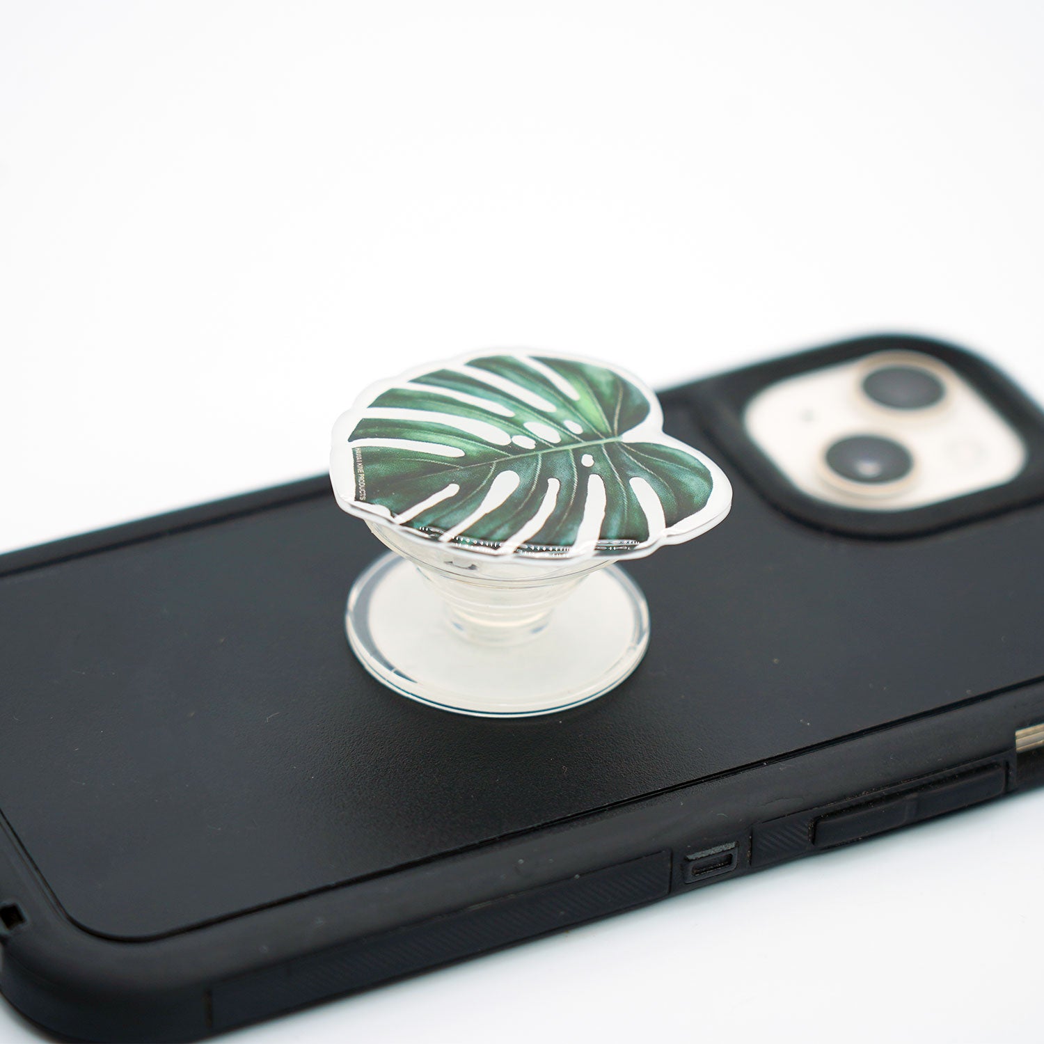 Collapsible Phone Grip - Monstera Leaf