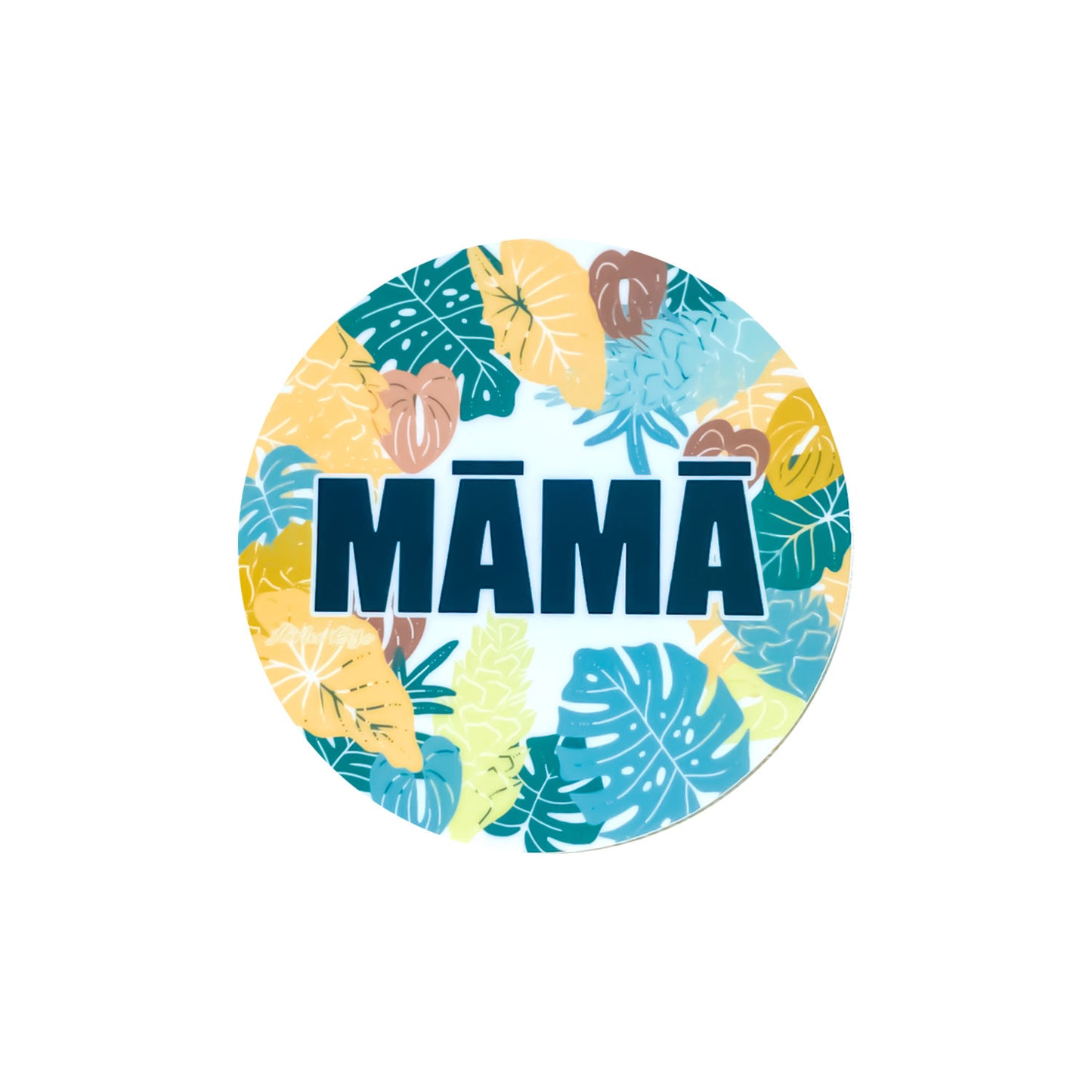 3” Vinyl Pepili MĀMĀ Tropical Mom Matte Vinyl Sticker