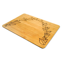 Maile Lei Arch Custom Etched Bamboo Wood Cutting Board