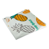 Microfiber Beach Towel - Pineapple