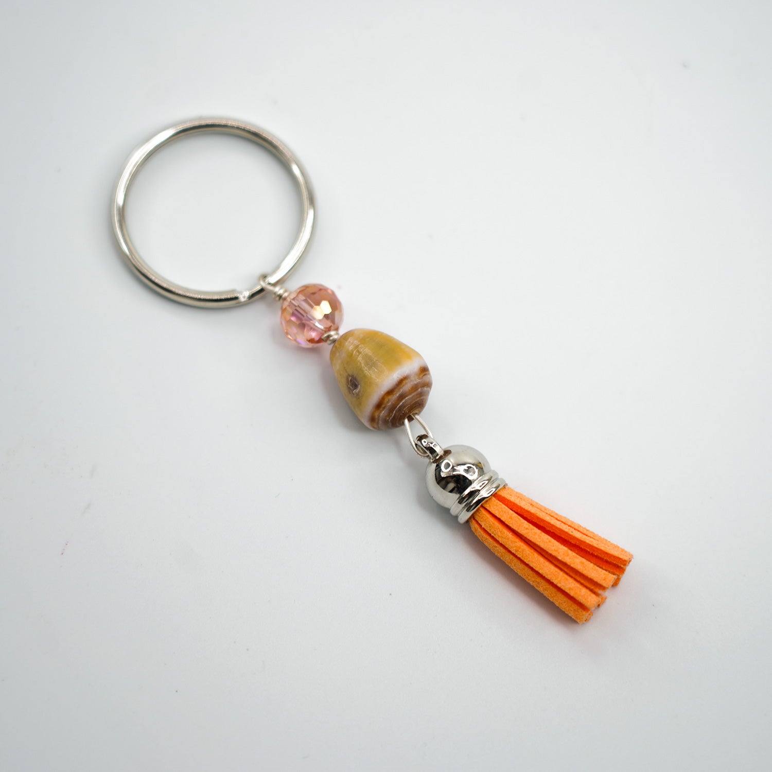 Handmade Hawaiian Cone Shell Small Keychain