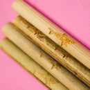 Engraved Bamboo Reusable Straw & Cleaner - Shark