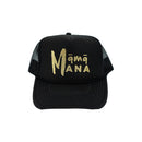 Māmā Mana Gold Foil Trucker Hat - Black