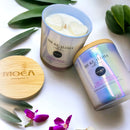 Iridescent 60 Hour Coconut Blended Wax Candle - Orchid & Vanilla 9oz