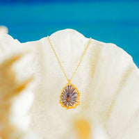 24k Gold-Dipped Brown ʻOpihi 18" Necklace
