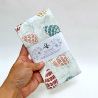19" x 27" Cotton Flour Sack Tea Towel - Hebrew Cone & Limu