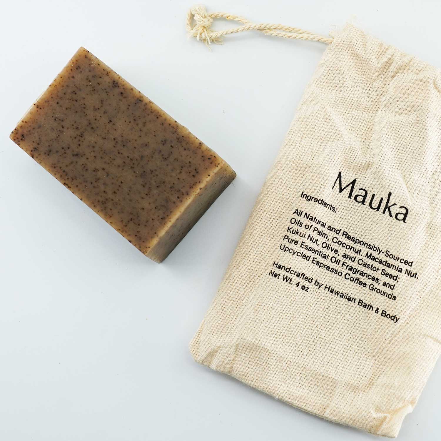 Exfoliating Artisanal Coffee Soap - Mauka 4oz