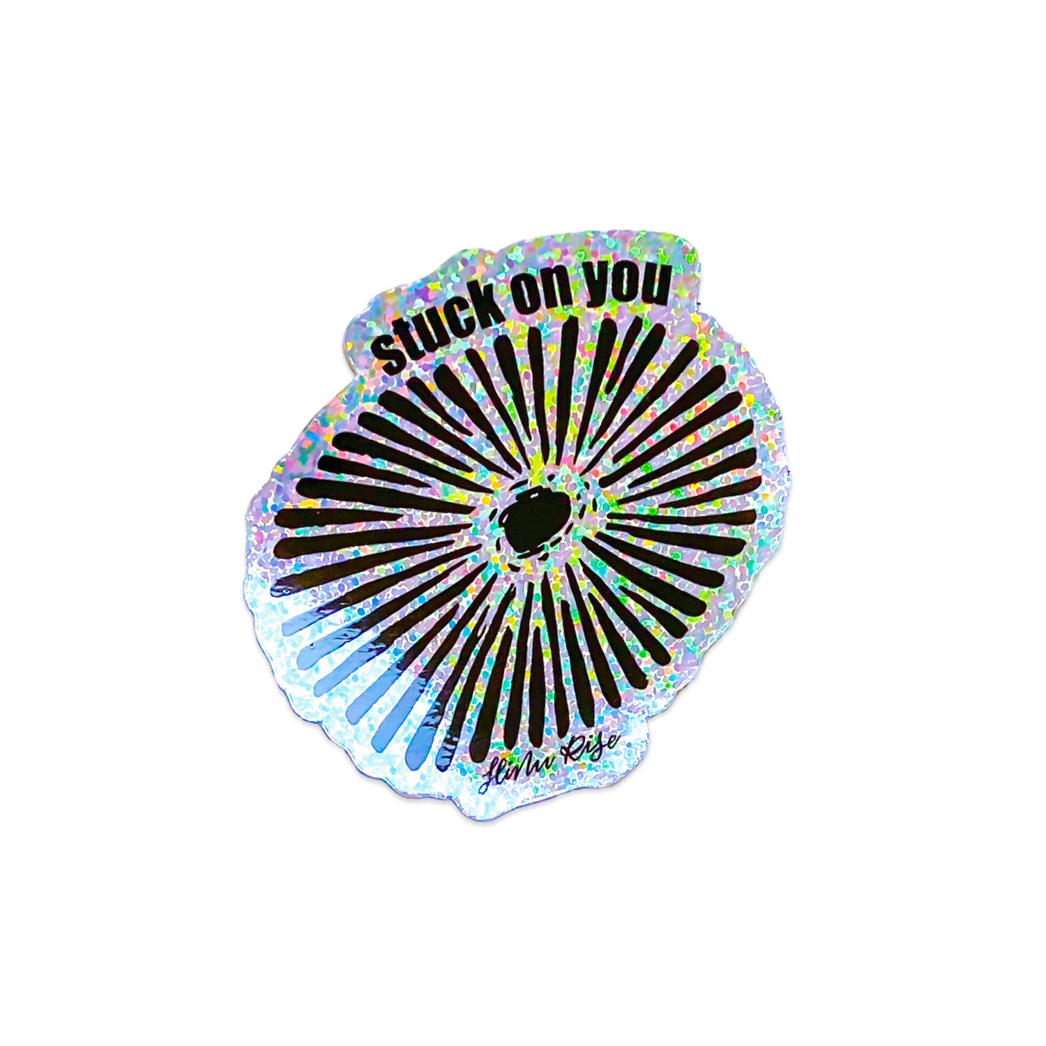 3” Vinyl Pepili Opihi "Stuck on You" Holographic Sticker