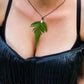 Real Preserved Handmade Hāpuʻu Fern Earrings - Bold