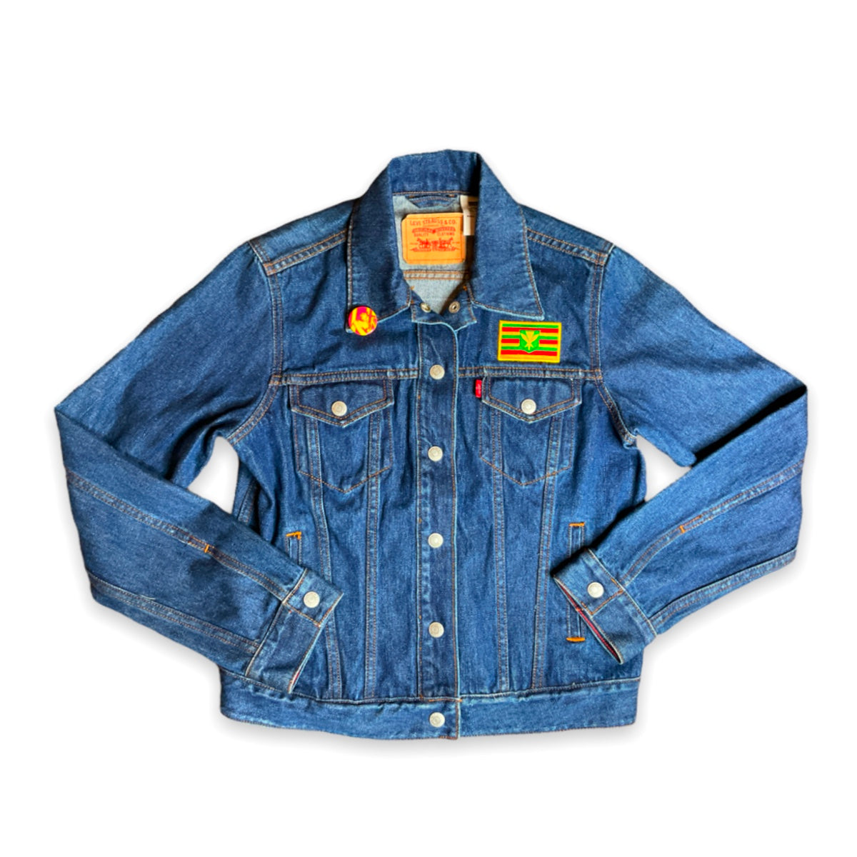 Short denim jacket - Denim blue - Ladies | H&M IN