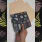 Hawaiian Greeting Cards 4"x6" 6 Pack - Lau ʻUlu Breadfruit Black