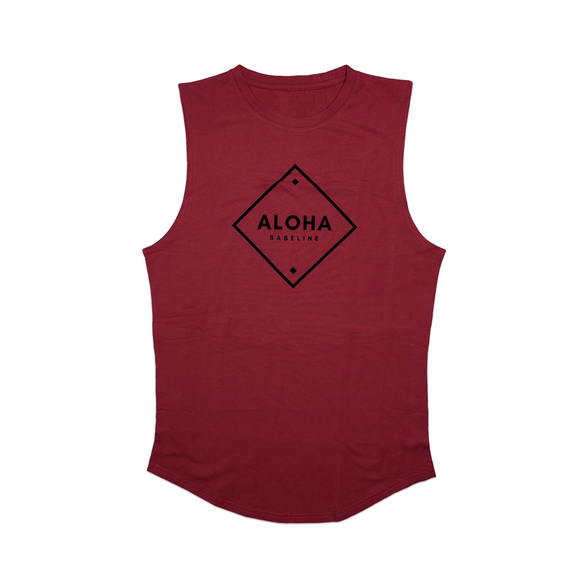 Aloha Baseline Black Diamond Performance Muscle Tank