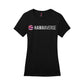 Support Local Combed Cotton Women's T-Shirt - Black