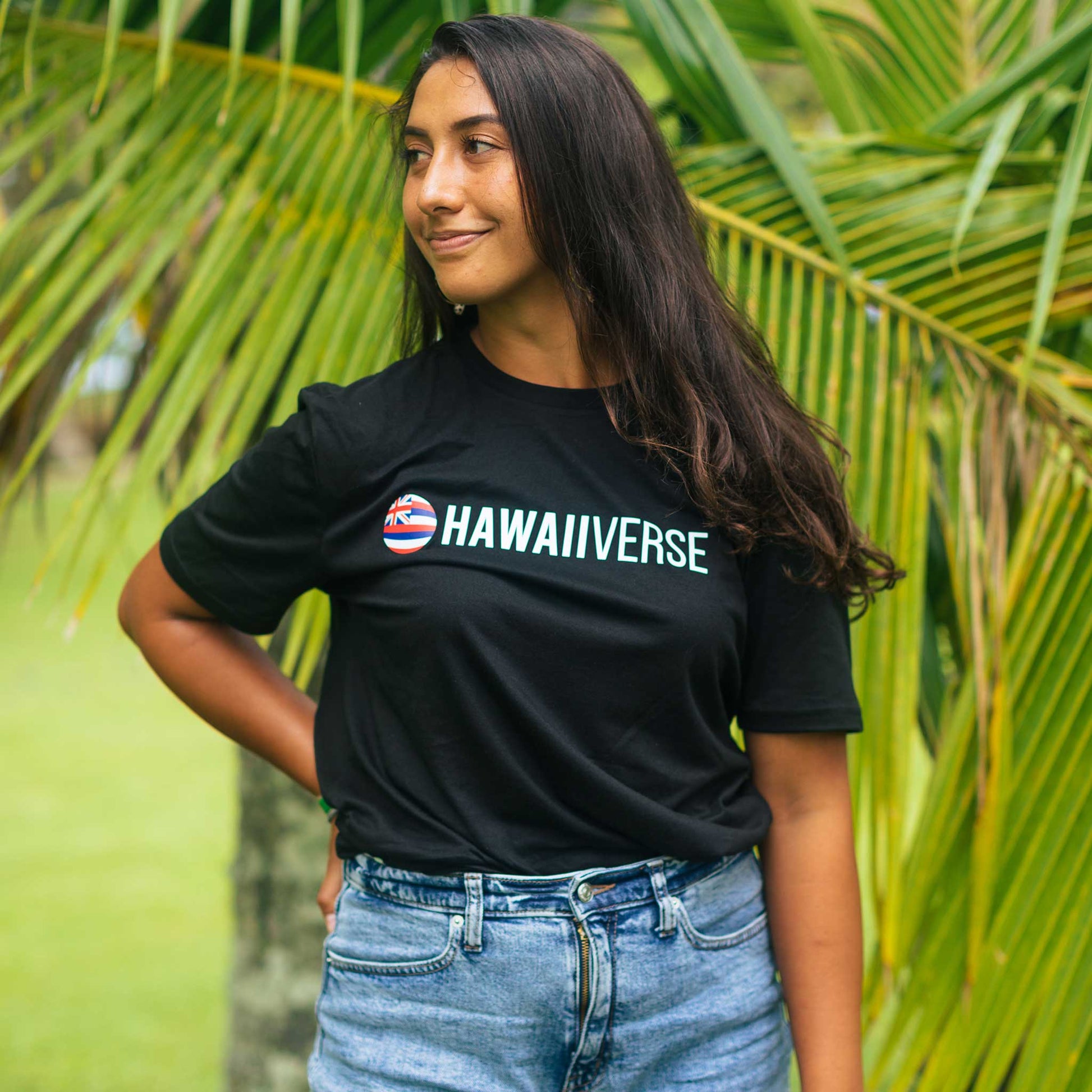 Support Local Combed Cotton Women's T-Shirt - Black