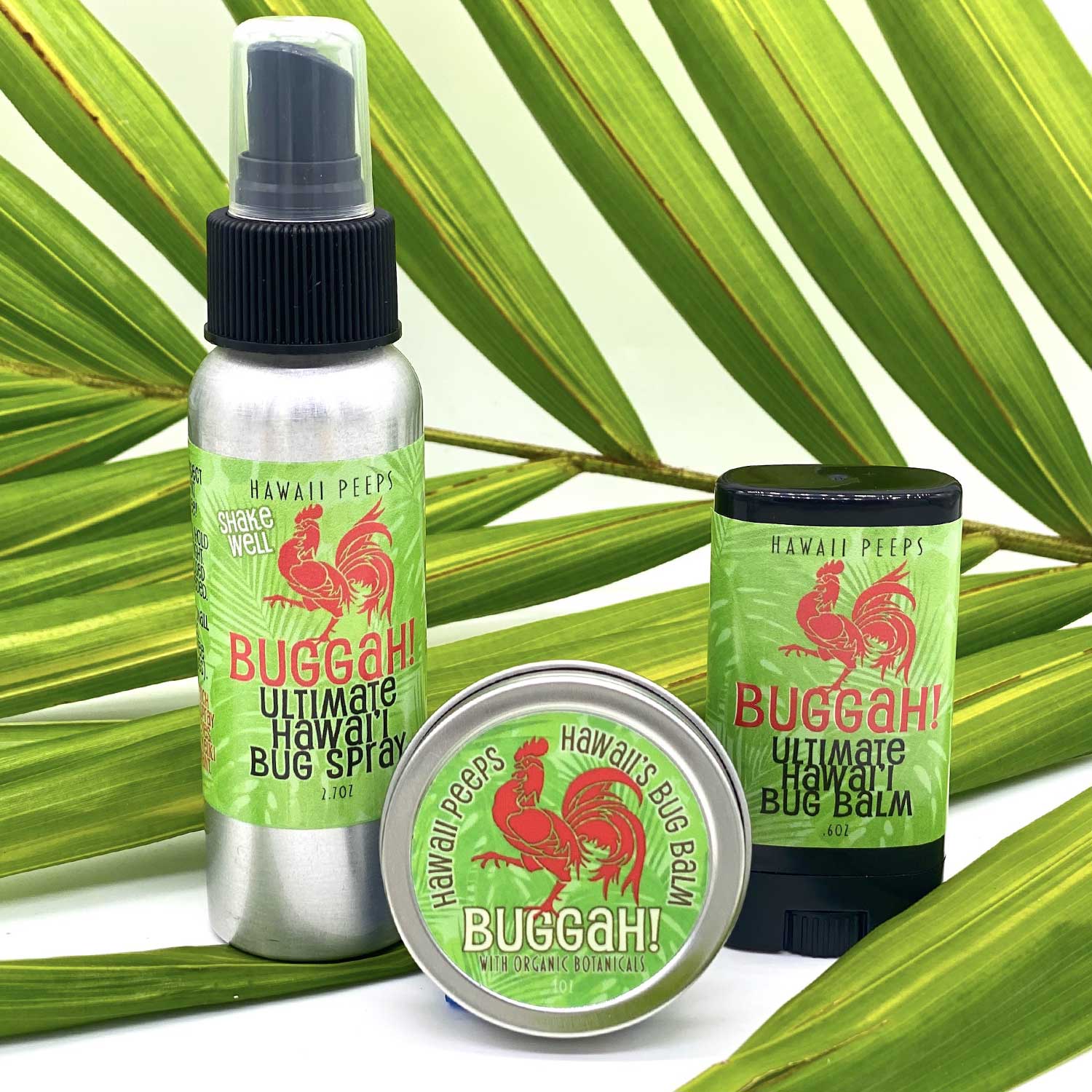 BUGGAH! Natural Lemongrass Insect Repellent Spray Bottle 2.7oz