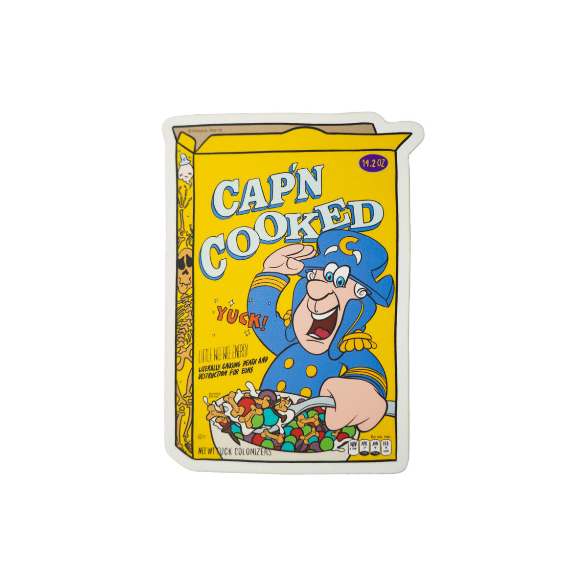 CAP'N COOKED Pepili - Original Art 4" Vinyl Sticker