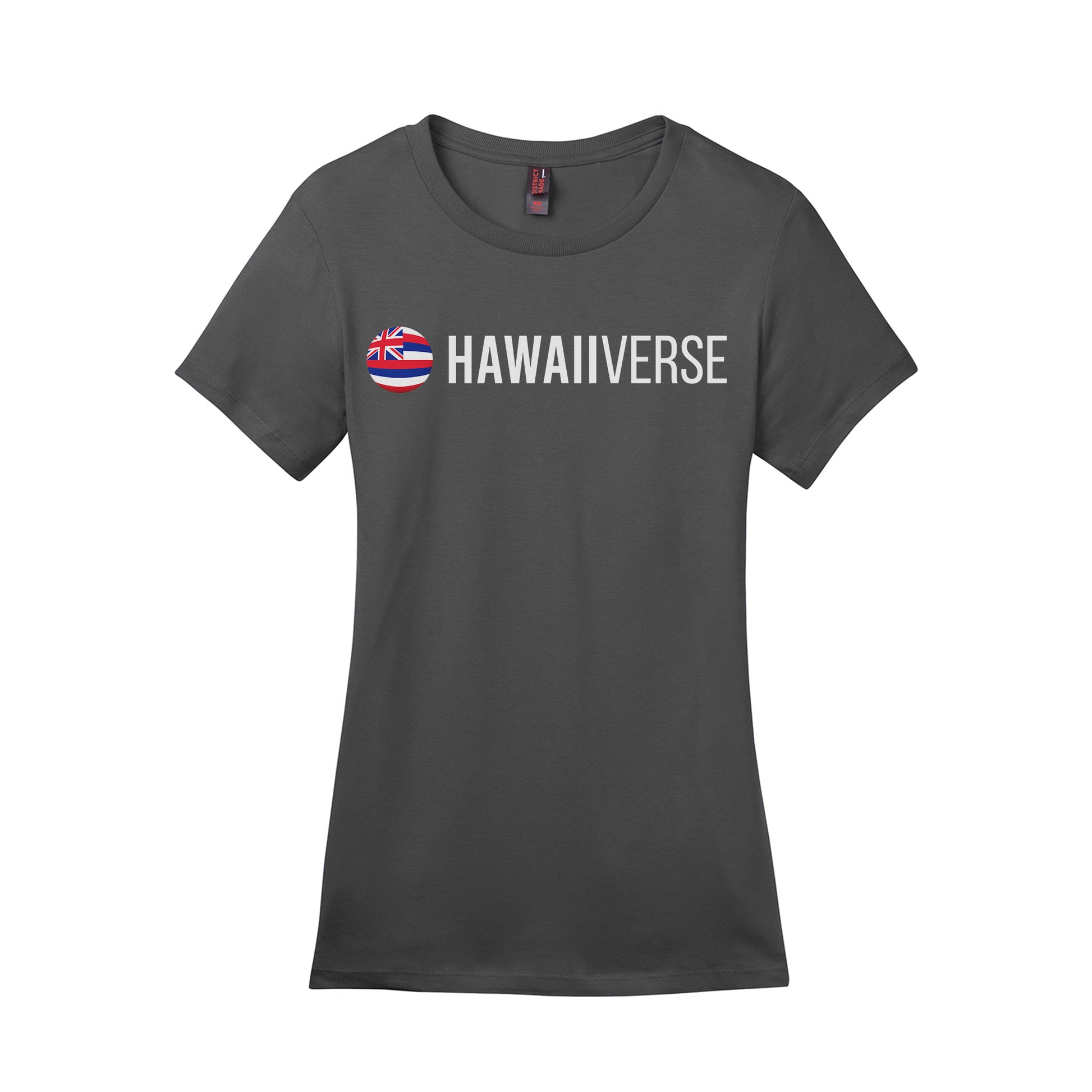 Support Local Combed Ring Spun Cotton Women's T-Shirt - Charcoal