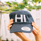 HI Embroidered Adjustable Navy Low-Profile Cap