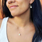Pīkake Mother of Pearl Shell 16" Sterling Silver Necklace