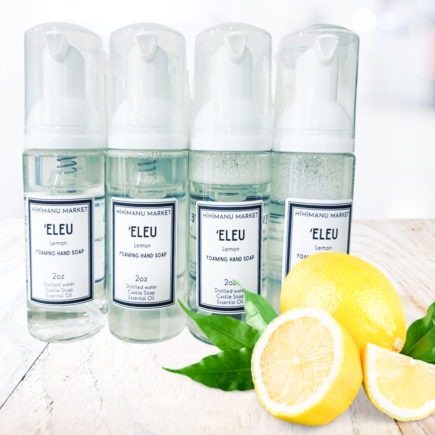 Gentle Foaming Castile Hand Soap - Lemon 2oz