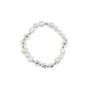 Freshwater Pearl & Glass Bead Gold Filled 7" Bracelet
