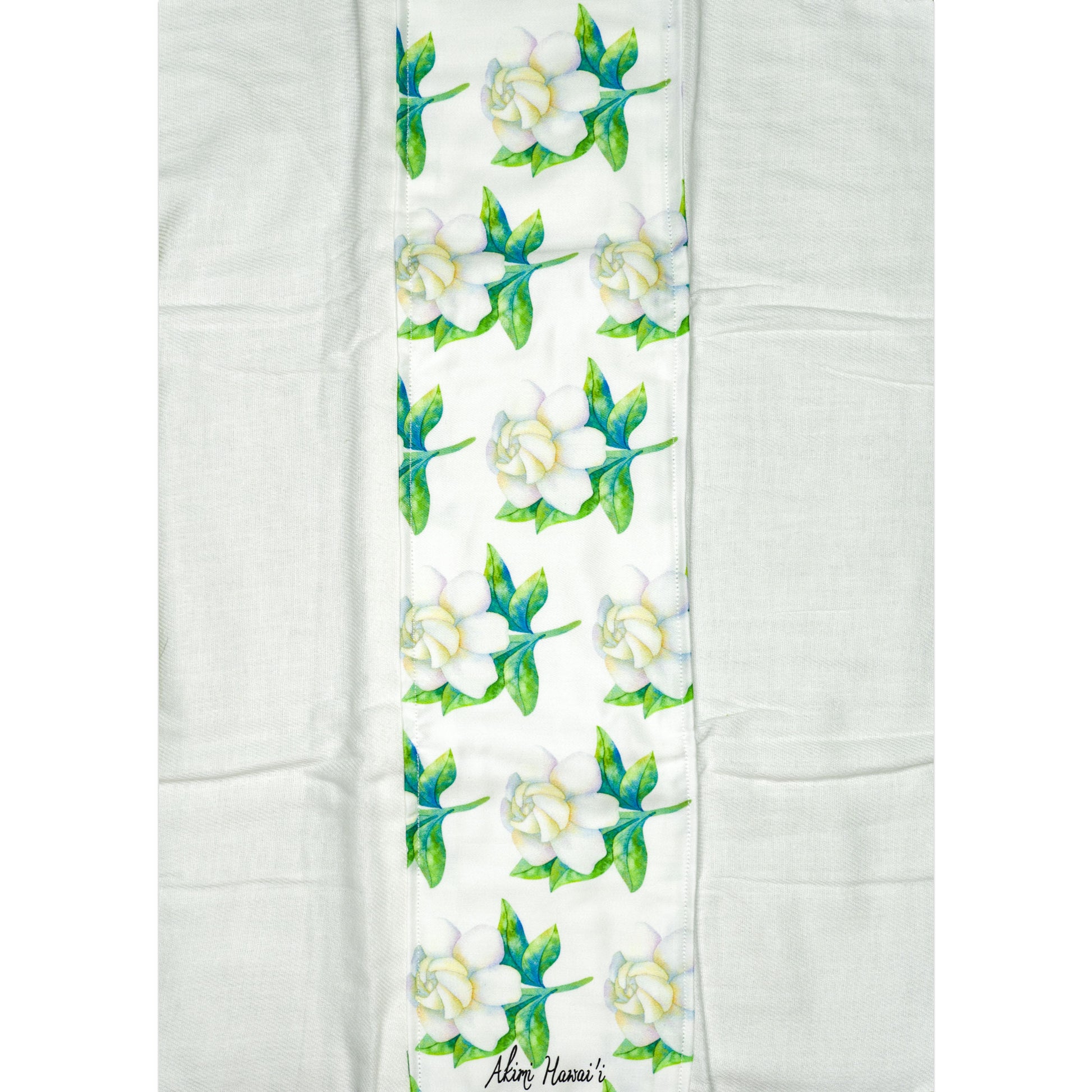 Organic Cotton Gauze Gardenia Handmade Burp Cloth
